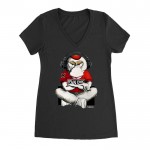 Ladies T-Shirt Wise Monkey - Hear no evil